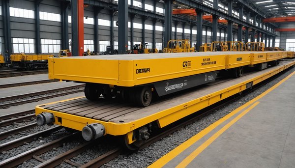 Chariot de transfert industriel sur rail : efficacité et sécurité